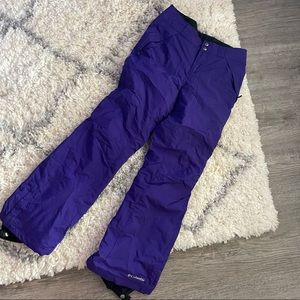 Purple Columbia snowboard pants